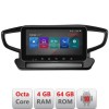 Navigatie HHyundai Ioniq 2016-2020 Android radio gps internet Octa Core 4+64 LTE ecran de 10.33&#039; wide KIT-ioniq+EDT-E511-pro CarStore Technology