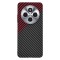 Husa pentru xiaomi redmi 14c - carbonfiber slim - red vortex