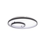 Plafoniera Isis LED 65W IP20, negru, Erste
