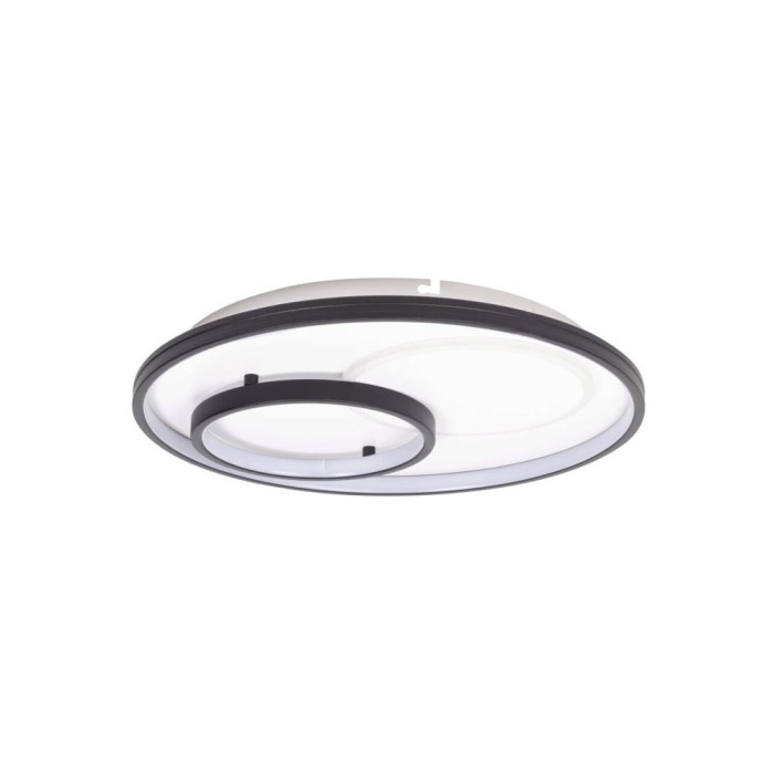 Plafoniera Isis LED 65W IP20, negru, Erste