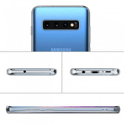 Husa Silicon Ultra Slim, 1 mm, Huawei Mate 20 Lite, Transparent foto