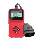 Dispozitiv de diagnosticare si scanare auto Techstar&reg; V309, OBD2, Citire/ Stergere coduri de eroare, Ecran LCD, Cautare DTC, Portabil, Universal, Rosu