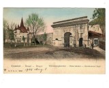 Brasov 1905 - Poarta Scheilor, ilustrata litho, circulata