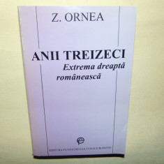 Z.ORNEA ANII TREIZECI.EXTREMA DREAPTA ROMANEASCA