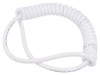 Cablu spiralat neecranat PUR alb 3G1mm2 0,2m-0,7m