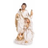 Figurina Nasterea Domnului polirasina multicolora II cm 3,5 x 3,5 x 7,5 H