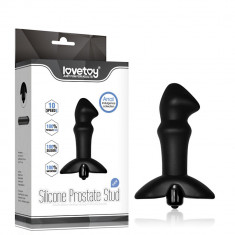 Vibrator de prostată negru elegant și practic foto