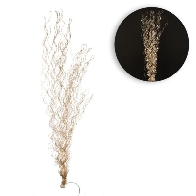 Lumini Decorative, 45 LED-uri, Ramuri Aurii, Alimentare pe Baterii, &amp;Icirc;nălțime 78 cm foto