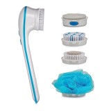 Cumpara ieftin Set de perie pentru dus cu masaj si rotativa 5 in 1 Spin Spa