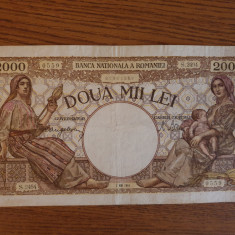 Bancnota 2000 lei Mai 1944