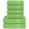 Set de prosoape 8 piese Apple Green 360 g/m&sup2; 100% bumbac