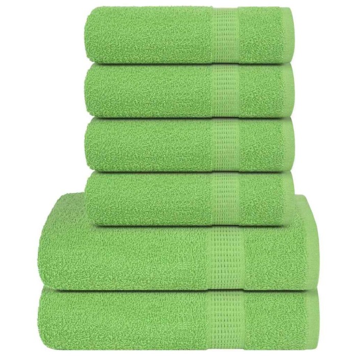 Set de prosoape 8 piese Apple Green 360 g/m&sup2; 100% bumbac