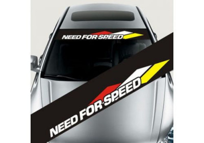 Sticker parasolar auto &amp;quot;Need for Speed&amp;quot; (126 x 16cm) foto