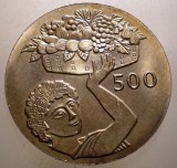 J.211 CIPRU FAO 500 MILS 1970 AUNC, Africa, Cupru-Nichel