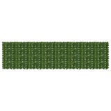 vidaXL Ecran de balcon cu frunze Verde 400 x 100 cm 42040659
