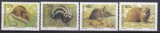 DB1 Fauna Africana Bophuthatswana 1990 Rozatoare Animale de Blana 4 v. MNH, Nestampilat