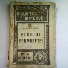 ELOGIUL FRUMUSETEI - G.T.N. VARONE