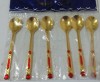 Set de 6 lingurite aurii