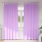 Perdele cu perdele 2 pcs Violet Poliester