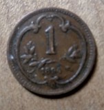 AUT AustroUngaria 1 heller 1894, Europa