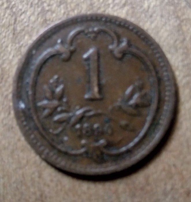 AUT AustroUngaria 1 heller 1894