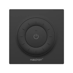 Mini Telecomanda MiBoxer K3, 2.4Ghz, Monocrom Dual, Negru, RF, 3V
