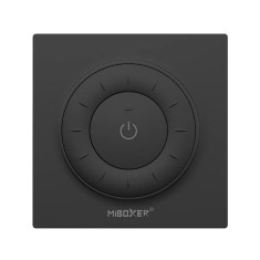 Mini Telecomanda MiBoxer K3, 2.4Ghz, Monocrom Dual, Negru, RF, 3V