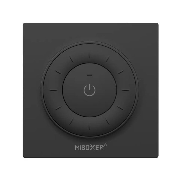 Mini Telecomanda MiBoxer K3, 2.4Ghz, Monocrom Dual, Negru, RF, 3V