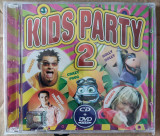CD + DVD cu muzică Rom&acirc;nească și internațională Kids Party 2