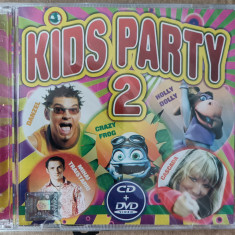 CD + DVD cu muzică Românească și internațională Kids Party 2
