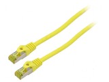Cablul Patch S/FTP 6a LSZH Galben 1m 27AWG, Lanberg
