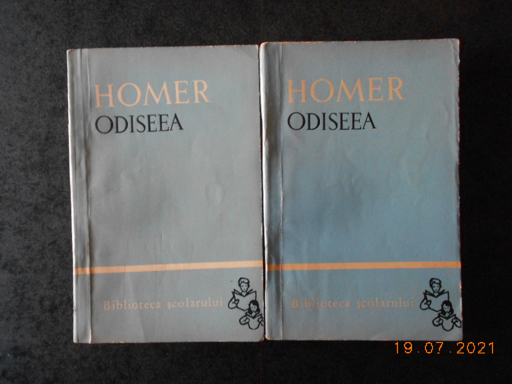 HOMER - ODISEEA 2 volume (1966, Biblioteca scolarului) | arhiva Okazii.ro