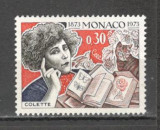 Monaco.1973 100 ani nastere C.S.Colette-scriitoare SM.560, Nestampilat