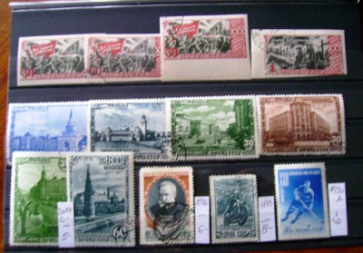 URSS- Timbre stampilate si nestamplate foto