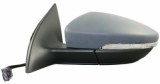Oglinda exterioara VW Scirocco (Typ 13) 07.2008- Partea Stanga Crom Asferica Electrica Cu Incalzire, 6 pini, carcasa grunduita, cu semnalizare,