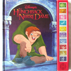 "Disney's THE HUNCHBACK OF NOTRE DAME" - Carte in limba engleza, cu sunet, 1996