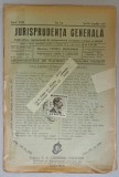 JURISPRUDENTA GENERALA , PUBLICATIUNE SAPTAMANALA DE JURISPRUDENTA REZUMATA ROMANA SI STRAINA , NR. 14 , 1939