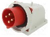 Conector alimentare AC, IEC 60309, IP67, 32A, 400V AC, 4 pini, PCE - 5242-6K