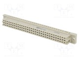 Conector DIN 41612 Soclu Tip C Mamă 64 PIN THT Drept PANCON