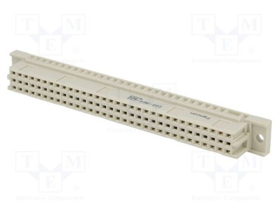 Conector DIN 41612 Soclu Tip C Mamă 64 PIN THT Drept PANCON foto