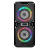 Boxa Portabila V-Tac 20W, Bluetooth, USB, FM, Lumini, Acumulator 3000mAh, Woofer 2x4, Garantie 24 Luni