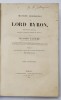 Lord Byron - OEUVRES COMPLETES 1837, Benjamin Laroche, Carte Veche Franceza, 702pg, Bibliofilie