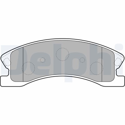 DELPHI LP1906 set placute frana,frana disc foto