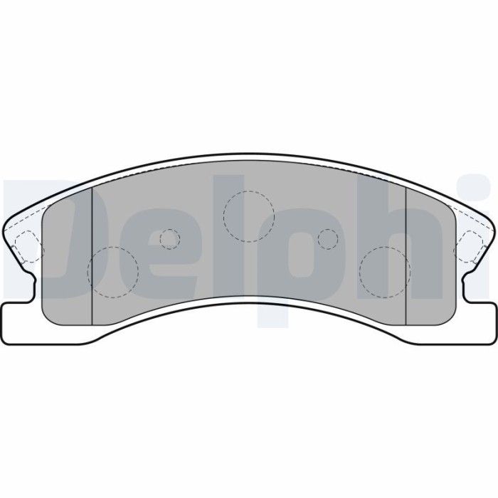DELPHI LP1906 set placute frana,frana disc