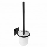 Perie WC Rea 322195A design rotund finisaj negru mat