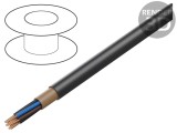 Cablu HELUKABEL NYY 3x2,5mm&sup2; PVC Negru 600V 1kV Cod 32112