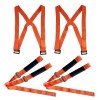 Set 2 Curele Transport Sunmostar, Polipropilena, Portocalii, Fixare Mobila