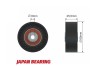 Rola curea transmisie Audi A3, Skoda Octavia 1, Vw Bora, Caddy 2, Golf 4, New Beetle, Polo, Polo Classic 1.9d 11.1995-03.2010, NTY RNK-VW-006
