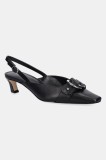 MICHAEL Michael Kors stilettos de piele Jaden culoarea negru, 40T5JDMS2L.001
