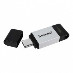 USB Flash Drive Kingston 32GB Data Traveler 80, USB 3.2, R/W: 200/60 MB/s, Compatible with Windows/Mac OS/Linux/Chrome OS foto